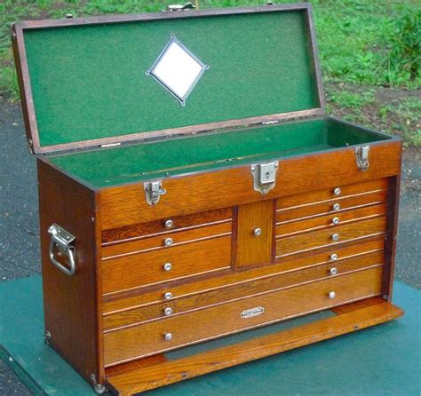 vintage machinist tool box